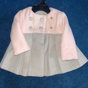 NWOT Tahari Baby Girl Coat (0-3M)